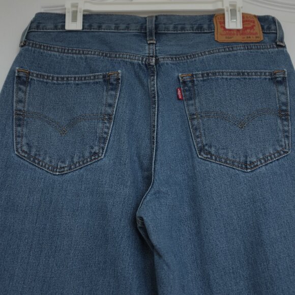 Levi's 550 Relaxed Fit jeans 4891 medium stonewash denim pants - Picture 5 of 15